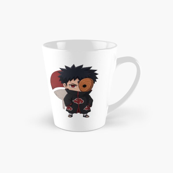 Aperçu de l'œuvre Obito Uchiha Chibi | Shinobi masqué Akatsuki | Art animé Sharingan rouge créée et vendue par AdityaShop18.