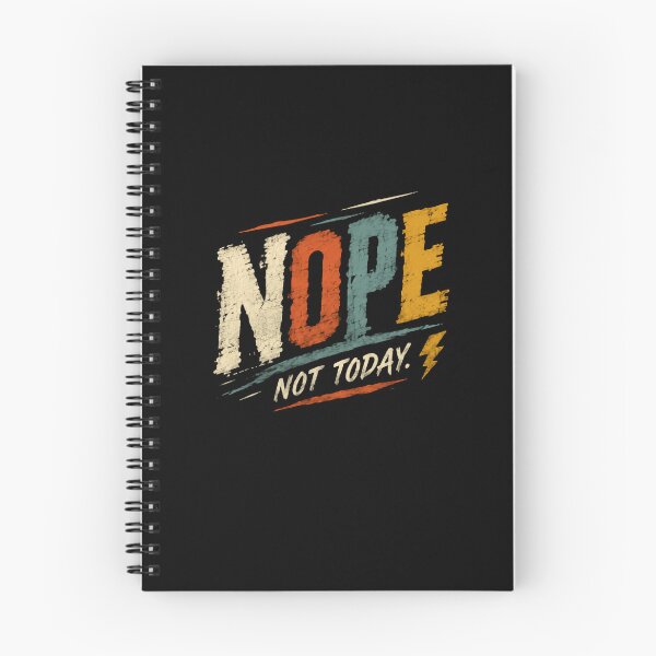 Item preview, Nope Not Today Sarcastic Humor Introvert Procrastination designed and sold by JonesFlora2025.