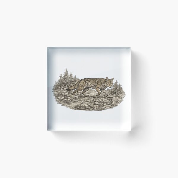 Item preview, Coyote Crossing Forest designed and sold by KrungiT Design .