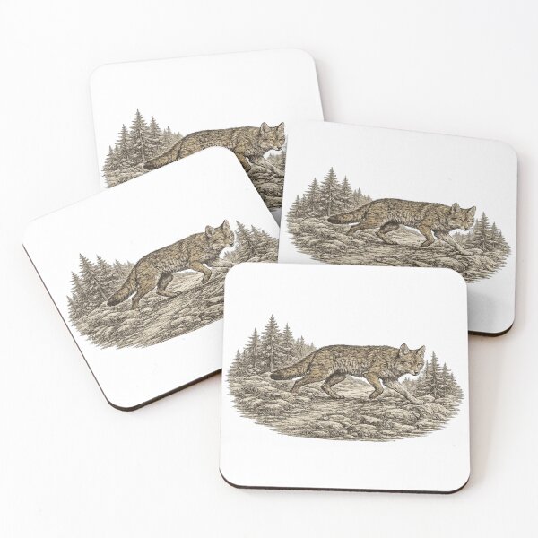 Item preview, Coyote Crossing Forest designed and sold by KrungiT Design .