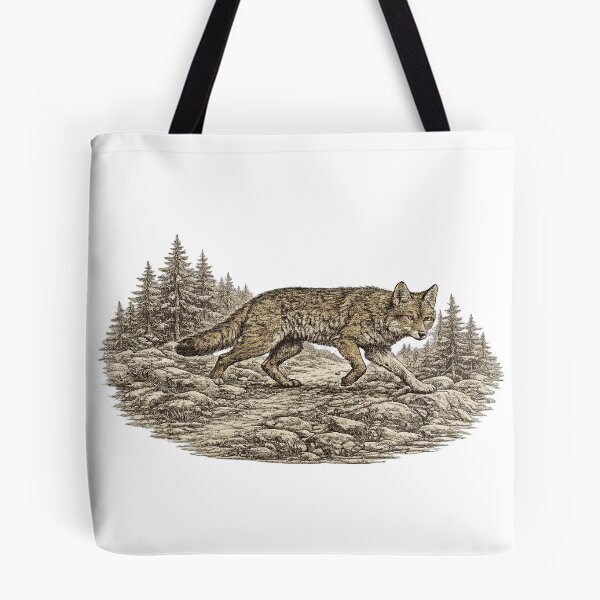 Item preview, Coyote Crossing Forest designed and sold by KrungiT Design .