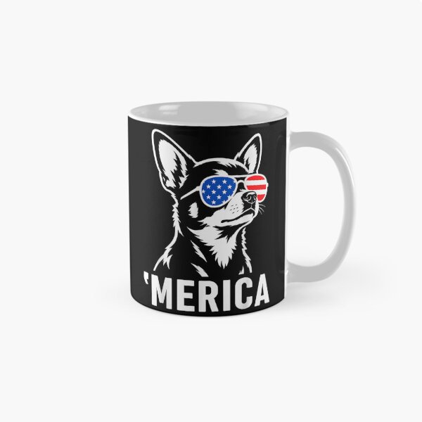 Item preview, Cute Chihuahua Dog Merica American Flag Sunglasses Patriotic 4th Of July designed and sold by StanaLuis.