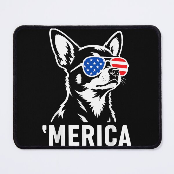 Item preview, Cute Chihuahua Dog Merica American Flag Sunglasses Patriotic 4th Of July designed and sold by StanaLuis.