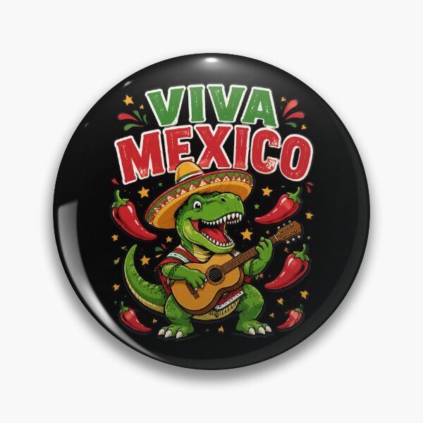 Item preview, Viva Mexico Boy Mexican Dinosaur Independence Day designed and sold by OlakunleOloroz.