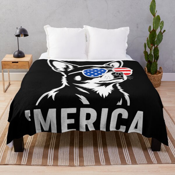 Item preview, Cute Chihuahua Dog Merica American Flag Sunglasses Patriotic 4th Of July designed and sold by StanaLuis.