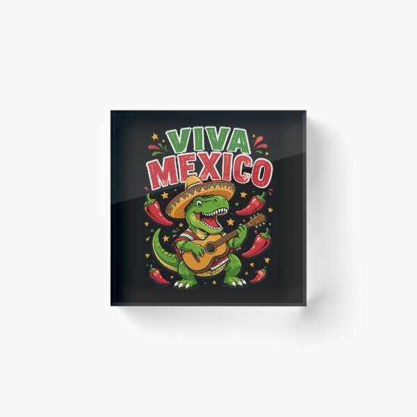 Item preview, Viva Mexico Boy Mexican Dinosaur Independence Day designed and sold by OlakunleOloroz.