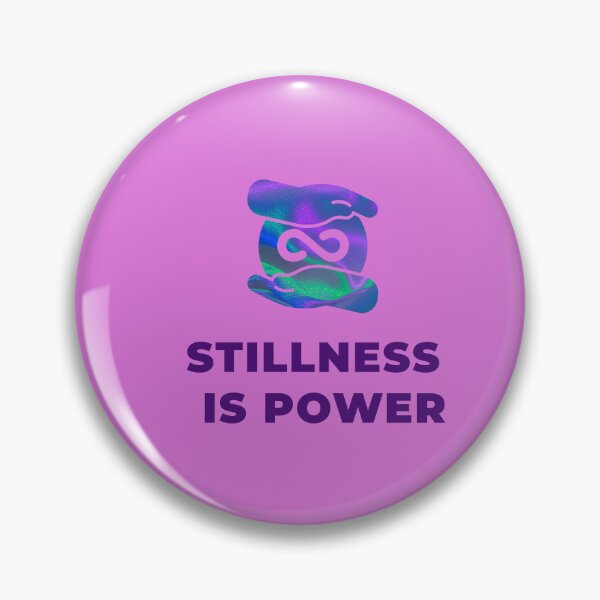 Item preview, Stillness Is Power Aesthetic Infinity Hands Design designed and sold by Elite Vintage Studio.