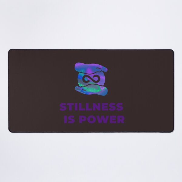 Item preview, Stillness Is Power Aesthetic Infinity Hands Design designed and sold by Elite Vintage Studio.
