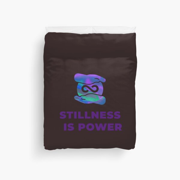 Item preview, Stillness Is Power Aesthetic Infinity Hands Design designed and sold by Elite Vintage Studio.