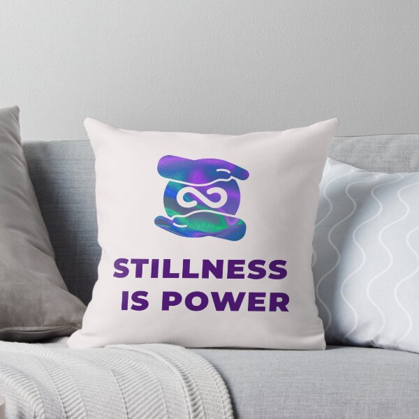Item preview, Stillness Is Power Aesthetic Infinity Hands Design designed and sold by Elite Vintage Studio.