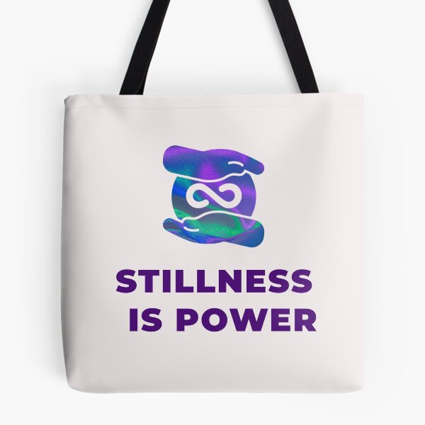 Item preview, Stillness Is Power Aesthetic Infinity Hands Design designed and sold by Elite Vintage Studio.