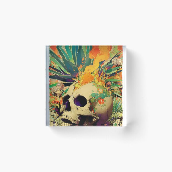 Item preview, Agave Fire Skull designed and sold by DavidLoblaw.