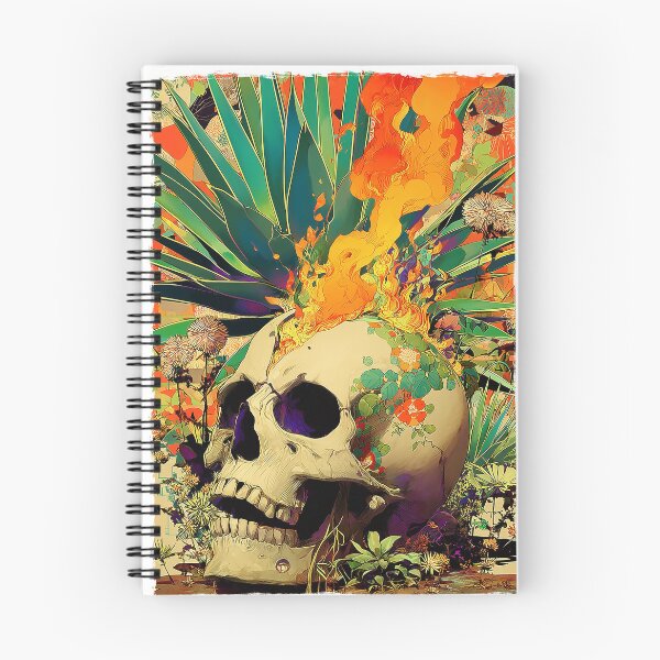 Item preview, Agave Fire Skull designed and sold by DavidLoblaw.