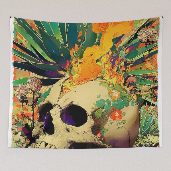 Item preview, Agave Fire Skull designed and sold by DavidLoblaw.