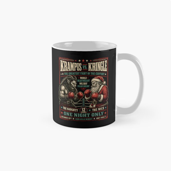 Item preview, Krampus vs Kringle Holiday Boxing Match designed and sold by Victor Shadehorn.