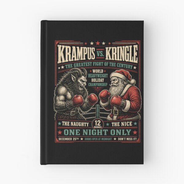 Item preview, Krampus vs Kringle Holiday Boxing Match designed and sold by Victor Shadehorn.