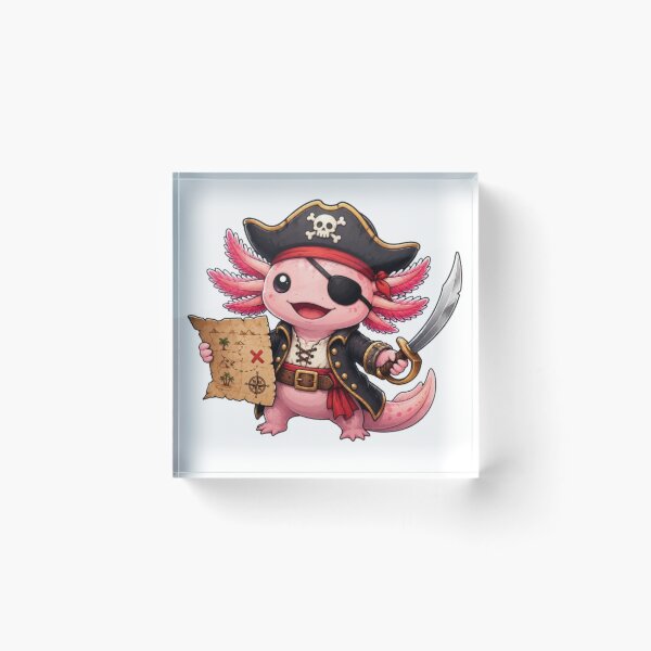 Item preview, Pirate Axolotl Adventure designed and sold by Pond21.