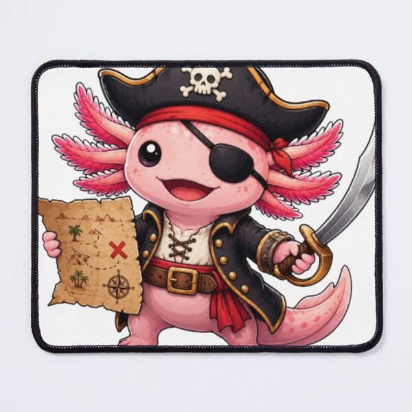 Item preview, Pirate Axolotl Adventure designed and sold by Pond21.