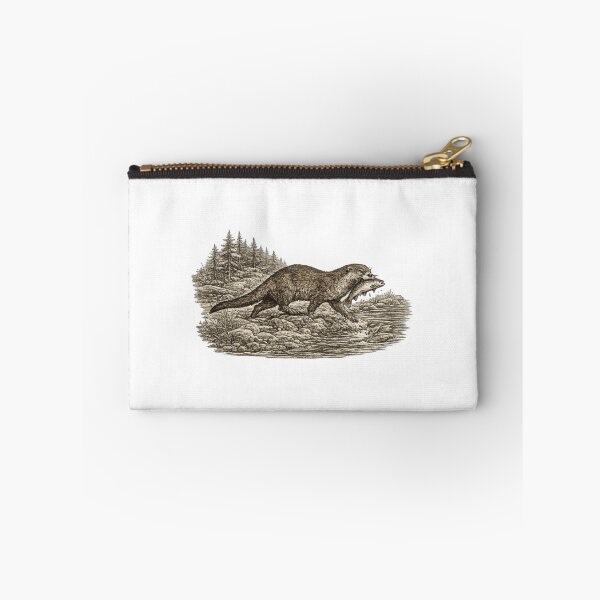 Item preview, River Otter Carrying a Fish designed and sold by KrungiT Design .