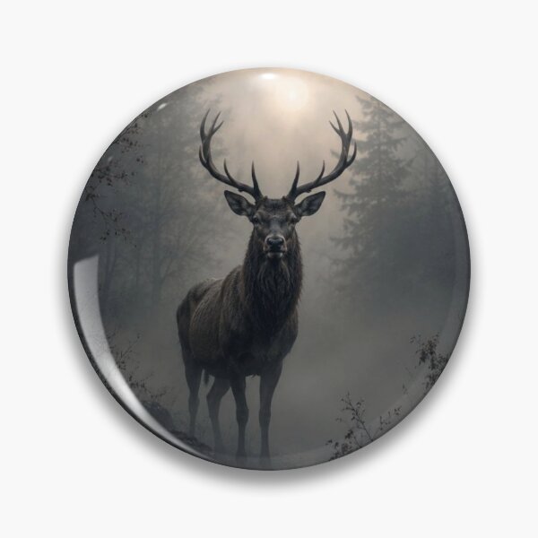 Item preview, Majestic Stag in Misty Forest designed and sold by VelarisMoon.
