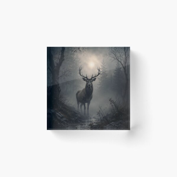 Item preview, Majestic Stag in Misty Forest designed and sold by VelarisMoon.