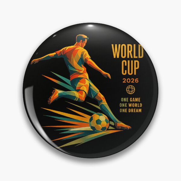 Item preview, World Cup 2026 Soccer Player Dynamic Abstract Geometric Football Graphic designed and sold by StanaLuis.