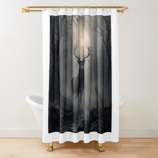 Item preview, Majestic Stag in Misty Forest designed and sold by VelarisMoon.
