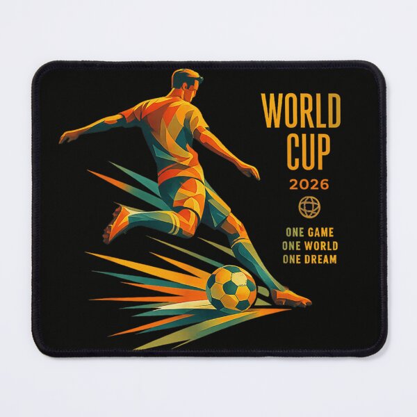 Item preview, World Cup 2026 Soccer Player Dynamic Abstract Geometric Football Graphic designed and sold by StanaLuis.