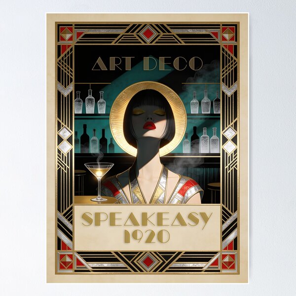 Item preview, Art Deco Speakeasy #2 designed and sold by Andy Gambino Art.