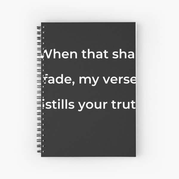 Item preview,    "When that shall fade, my verse distills your truth." - print white designed and sold by ariksworld.