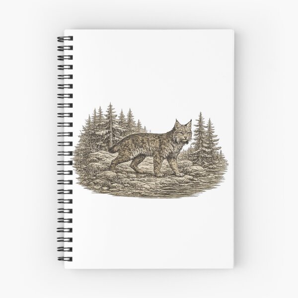 Item preview, Canada Lynx Forest Watcher designed and sold by KrungiT Design .