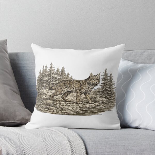 Item preview, Canada Lynx Forest Watcher designed and sold by KrungiT Design .