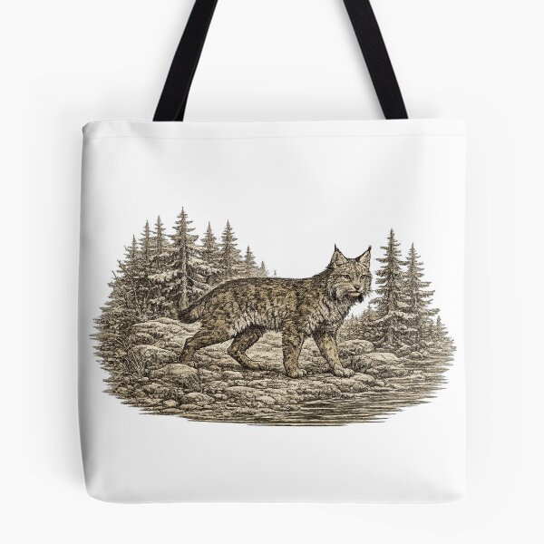 Item preview, Canada Lynx Forest Watcher designed and sold by KrungiT Design .