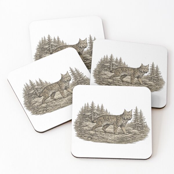 Item preview, Canada Lynx Forest Watcher designed and sold by KrungiT Design .