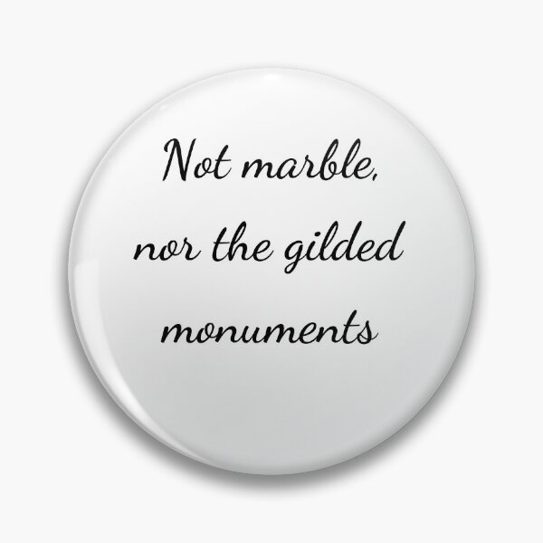 Item preview, "Not marble, nor the gilded monuments" - handwriting black designed and sold by ariksworld.