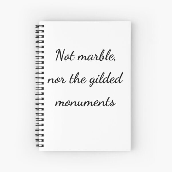 Item preview, "Not marble, nor the gilded monuments" - handwriting black designed and sold by ariksworld.