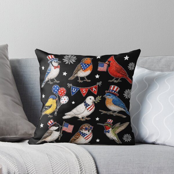 Item preview, Cute Patriotic American Birds Vintage 4th Of July Red White Blue designed and sold by StanaLuis.