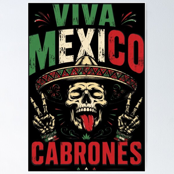 Item preview, Viva Mexico CABRONES Mexican Independence Day designed and sold by OlakunleOloroz.