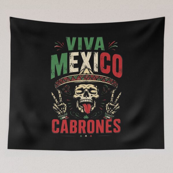 Item preview, Viva Mexico CABRONES Mexican Independence Day designed and sold by OlakunleOloroz.