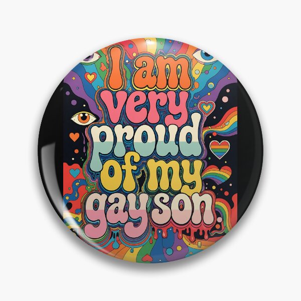Item preview, I Am Very Proud of My Gay Son - Psychedelic Pride designed and sold by ZhivanCrimson.