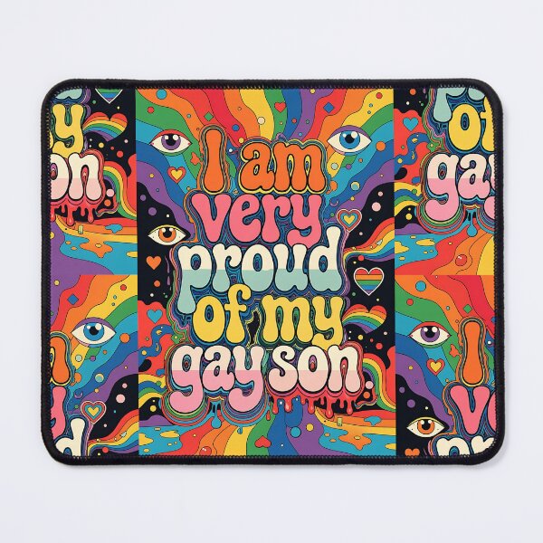 Item preview, I Am Very Proud of My Gay Son - Psychedelic Pride designed and sold by ZhivanCrimson.