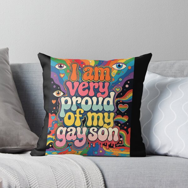 Item preview, I Am Very Proud of My Gay Son - Psychedelic Pride designed and sold by ZhivanCrimson.