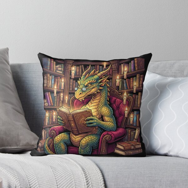 Item preview, Reading Dragon Library designed and sold by The Quiet Canvas By Jacky.