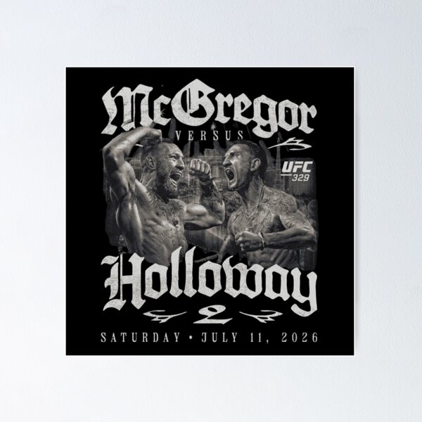Item preview, UFC 329: Conor McGregor Vs Max Holloway 2 Match Up designed and sold by JeyVel.