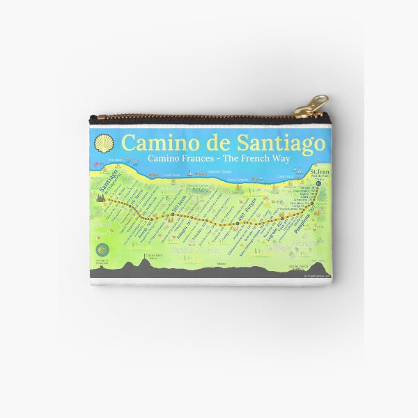 Item preview, Camino de Santiago - Camino Frances - The French Way designed and sold by Inspiring Maps.