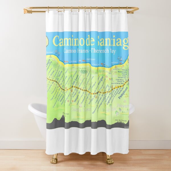 Item preview, Camino de Santiago - Camino Frances - The French Way designed and sold by Inspiring Maps.