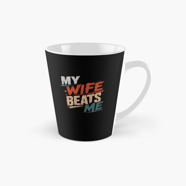Item preview, My Wife Beats Me Funny Husband Marriage Relationship designed and sold by JonesFlora2025.