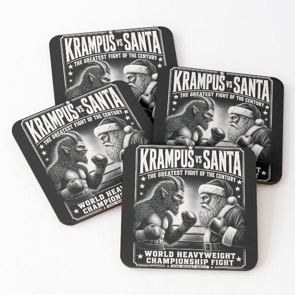 Item preview, Krampus vs Santa Heavyweight Holiday Fight designed and sold by Victor Shadehorn.