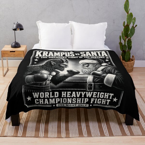 Item preview, Krampus vs Santa Heavyweight Holiday Fight designed and sold by Victor Shadehorn.