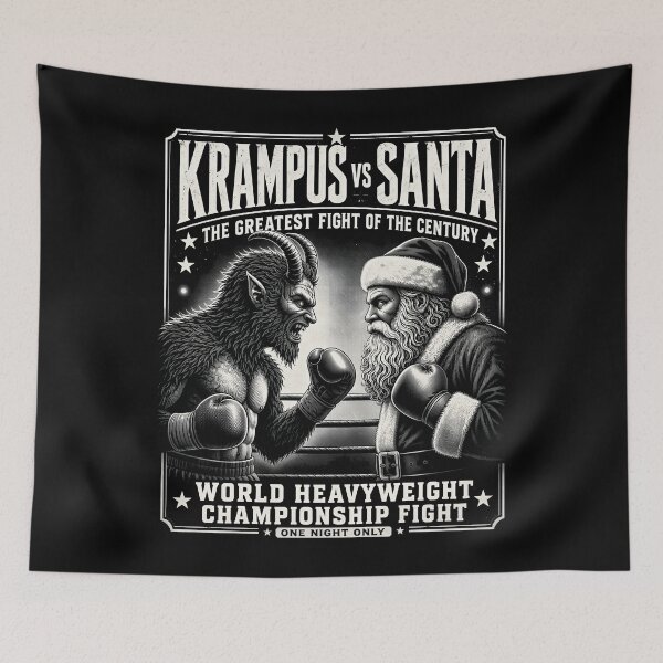 Item preview, Krampus vs Santa Heavyweight Holiday Fight designed and sold by Victor Shadehorn.